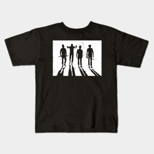 A Clockwork Orange Droogs Stencil Silhouette Kids T-Shirt